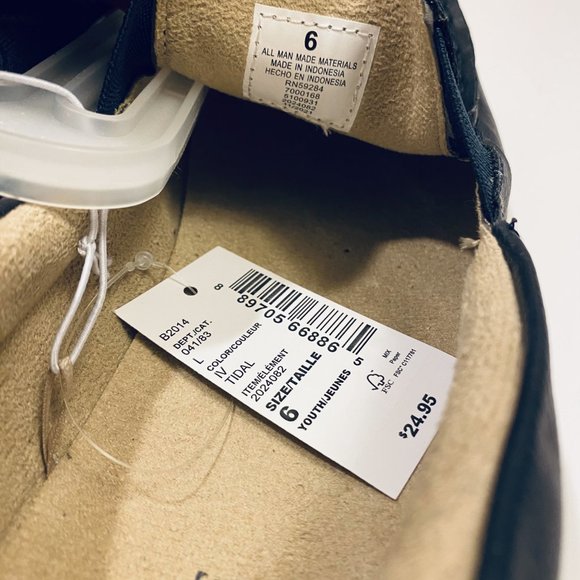 NWT The Children's Place Boys School Uniform Slip On Dress Shoes Size 6 - Tidal - Picture 4 of 7